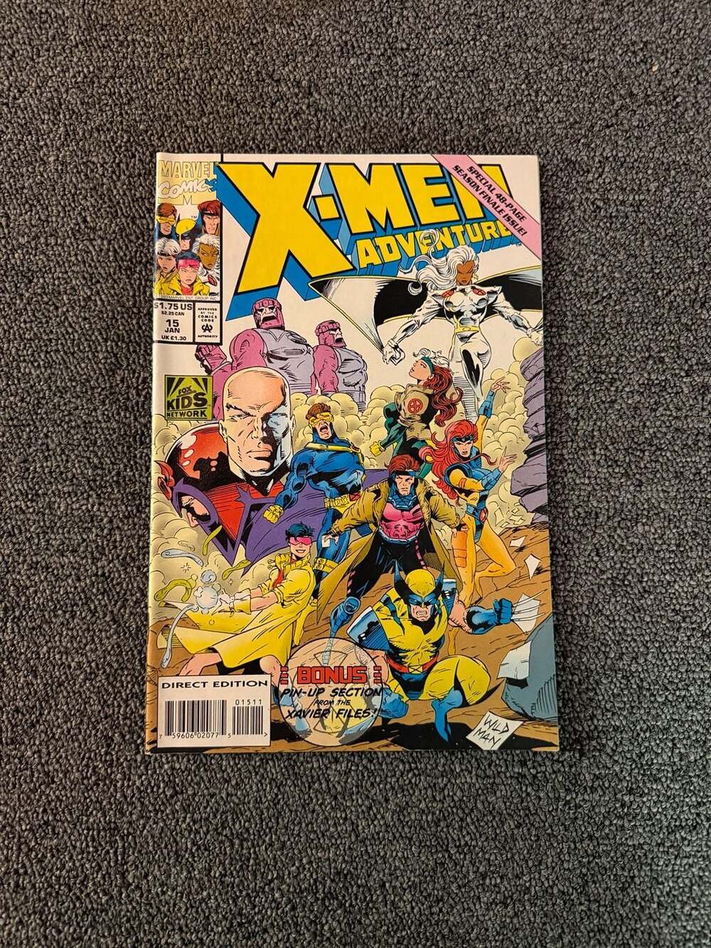 Marvel Comics X-Men Adventures #15 Direct Edition Comic Book